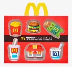 Mcdonald's X Nanoblock Food Icons Complete Set - Mcdonald's