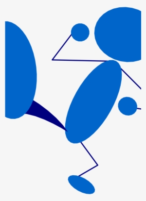 Kickball Christmas Clip Art For Machine Embroidery - Kicking Clip Art