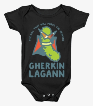 Gherkin Lagann Baby Onesy - Weed Onesie Baby
