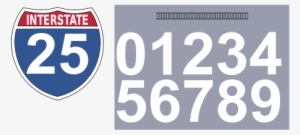 Interstate Highway Sign Clipart Png
