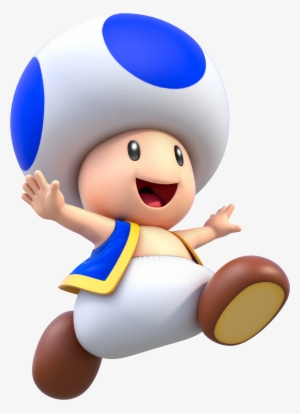 Toad Is A Playable Character In Super Mario 3d World - Blue Toad Super Mario 3d World