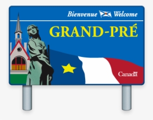 Grand Pré Highway Sign - Design