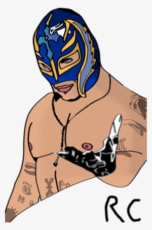 28 Collection Of Wwe Rey Mysterio Drawings - Rey Mysterio Easy To Draw