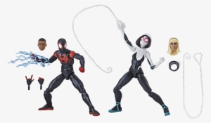 Into The Spider Verse Miles Morales And Spider Gwen - Marvel Legends Spider Verse