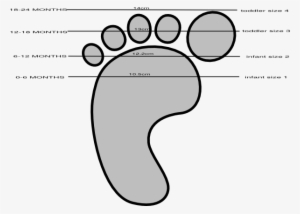 Dimensions Cliparts - Shoe Size Clipart