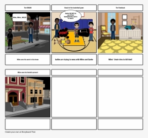Miles Morales - Spiderman - Storyboard