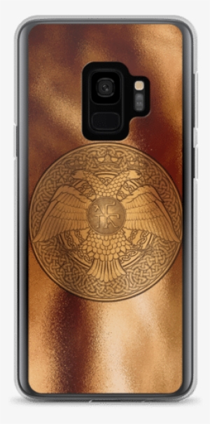 Byzantine Double-headed Eagle Gold Background Samsung - Bronze