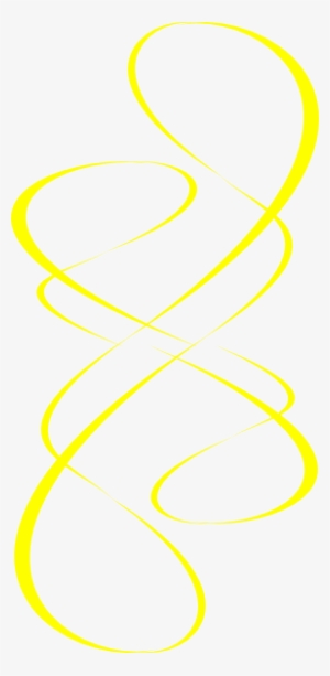 Yellow Swirl Wind Clip Art - Yellow Swirls With Transparent Background