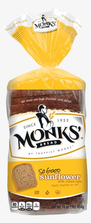 Monks' Homestyle Sunflower Bread With Rolled Oats