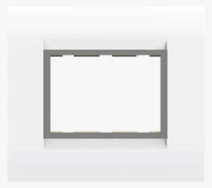 Silver Woodik Wood Metal Box Frames 3 Module Plate - Thermoregulation