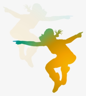 Dance Party Silhouette At Getdrawings - Muurteksten Dansen