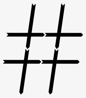 This Free Icons Png Design Of Stylized Arrows Hashtag