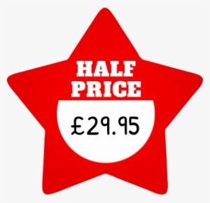 Half Price Sticker