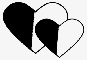 Two Hearts Together Mother And Baby Moon Cookie Vector - Clip Art