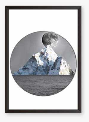 Graphic Abstract Circle - Picture Frame