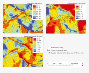 Potential Snow Accumulation After 24 Hours As A Result - Wind