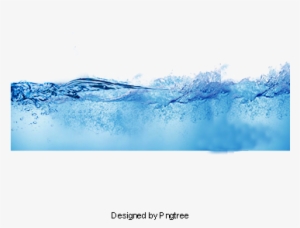 Blue Water Column Element,skin Fresh Waterlines, Water - Water