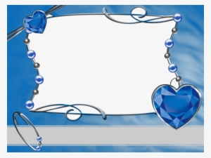 Frame Blue - Blue Wedding Frame Png