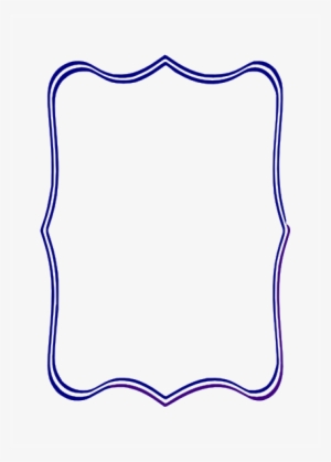 Clip Freeuse Stock Blue Frame Clipart - Blue Large Frame Png