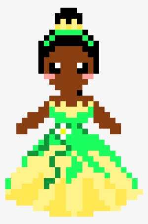 Tiana - Princess Pattern Perler Beads