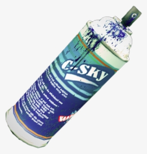 Dead Rising Blue Spray Paint - Blue Spray Can Png
