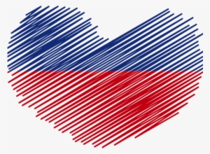 Haiti Heart Flag - Trinidad And Tobago Heart Flag