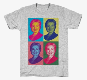 Pop Art Hillary Clinton Mens T-shirt - T Shirt Jokes