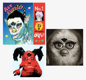 Furby Living, Where Furbies Are Pop Stars - Grimes Art Angels Vinyl Record