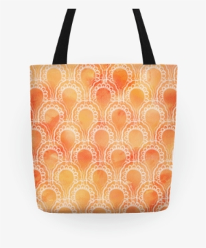 Watercolor Scales Pattern Tote