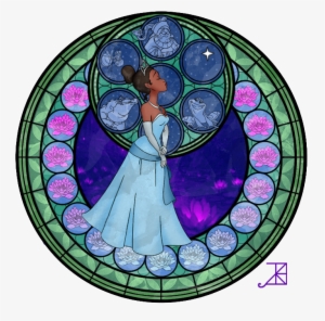 Disney Princess Images Tiana Stained Glass Hd Wallpaper - Disney Princess Stained Glass Windows
