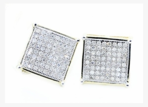 Zoom - Square Earring Transparent