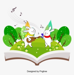 Beautiful Cool Cartoon Cute Hand Painted Creative Book - Portable Network Graphics