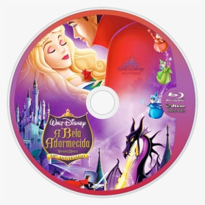 Sleeping Beauty Bluray Disc Image - Disney Sleeping Beauty Painting