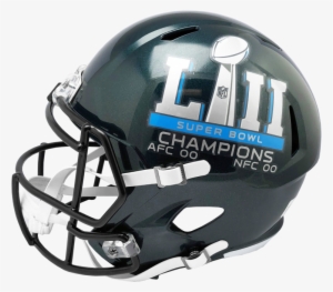 Super Bowl 52 Champions Eagles Speed Replica Helmet - Philadelphia Eagles