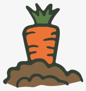 Houses Clipart Carrot - Cartoon Carrot In Ground