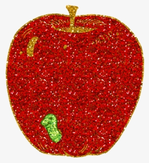 Apple Clipart Glitter - Red Glitter Png