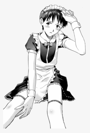 Shinji Ikari Manga Anime Jpg Royalty Free - Evangelion Asuka X Shinji