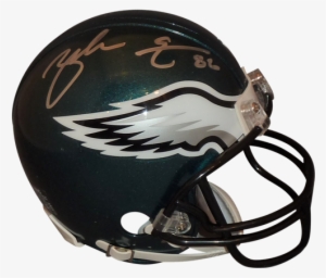 Zach Ertz Autographed Philadelphia Eagles Mini Helmet - Donovan Mcnabb Autographed Philadelphia Eagles Mini
