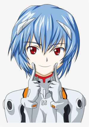 Hiramatsu Tadashi Neon Genesis Evangelion Ikari Shinji - Rei Ayanami Smile