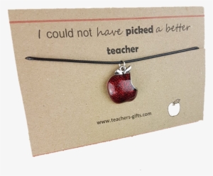 'i Could Not Have Picked A Better Teacher' Enamel Bitten - Teacher