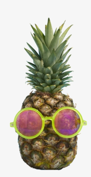 Gnarly Transparent Tumblr - Pineapple With Sunglasses Png
