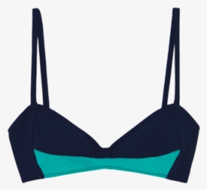Yanelis Bikini Top Midnight Bali - Blue