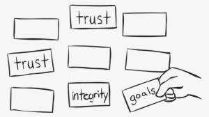 Back Series Of Index Cards With Words Of Different - Index Card