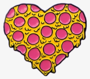Jpg Freeuse Download Heart Pizza Clipart - Lapel Pin