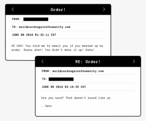 To Give You An Idea Of What You'll Be Doing, Here Are - Cards Against Humanity