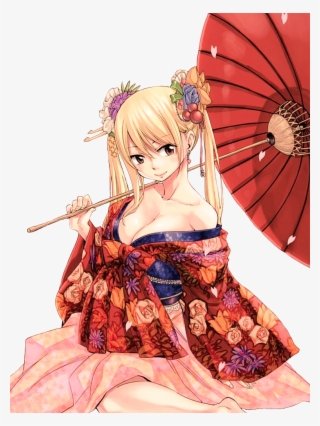 Fairy Tail, Lucy Heartfilia, And Anime Image - Fairy Tail Lucy Kimono
