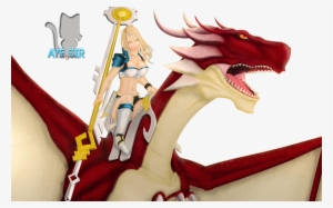 Render] Lucy Heartfilia And Igneel By Ayesirdesigner - Lucy Heartfilia E Igneel