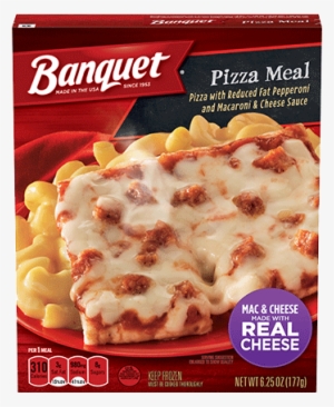 Pizza Meal With Reduced Fat Pepperoni - Banquet Salisbury Steak, Mega Meal - 15.25 Oz