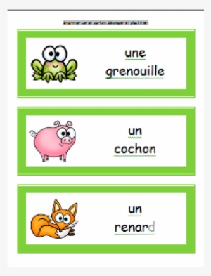 Vocabulaire Sur Les Animaux - Child