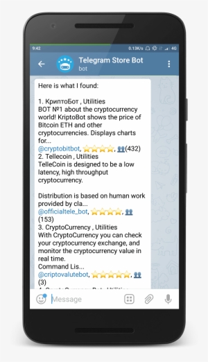 Top Telegram Bots - Book Appointment Mobile Screen